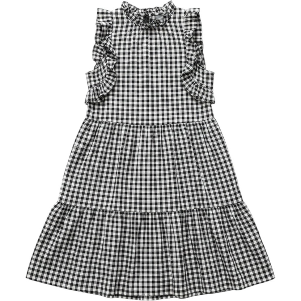 Maeve Anthropologie Gingham Ruffle Tiered Dress‎ Women Medium Black
Cottagecore